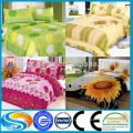 printing cotton cheap bedding linen flower fabric